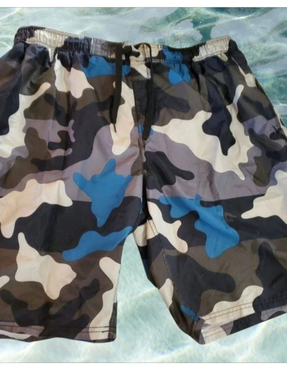 Kanu Surf Camo Print Men's Swim Trunks size XXL